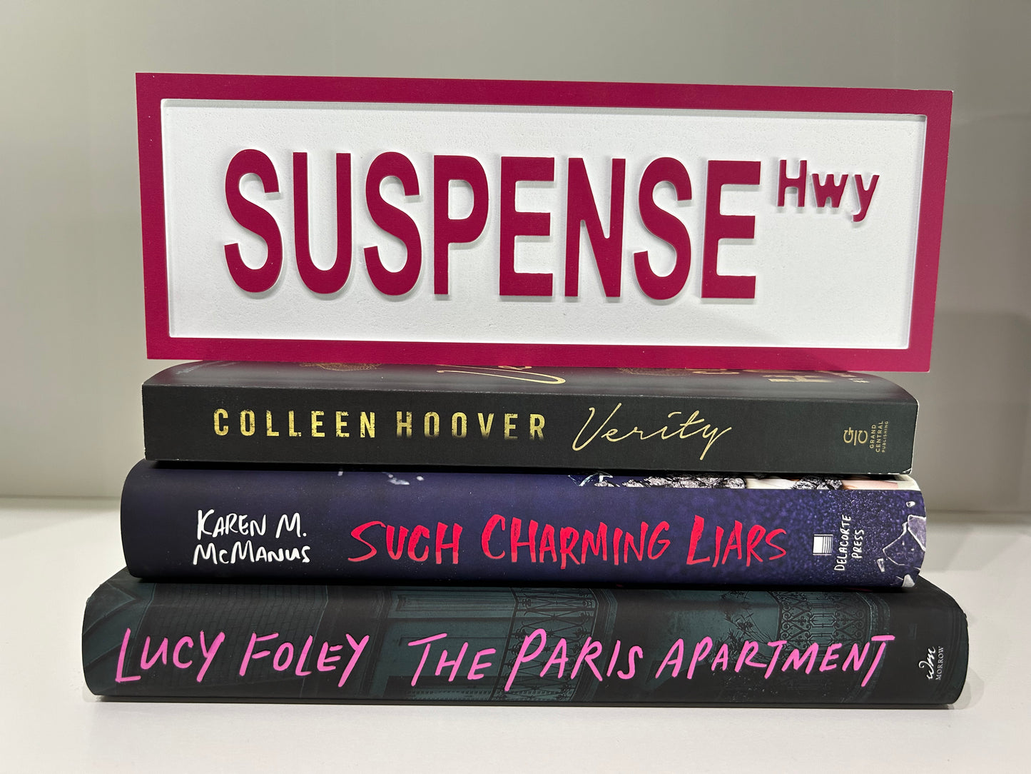 Bookshelf Street Sign