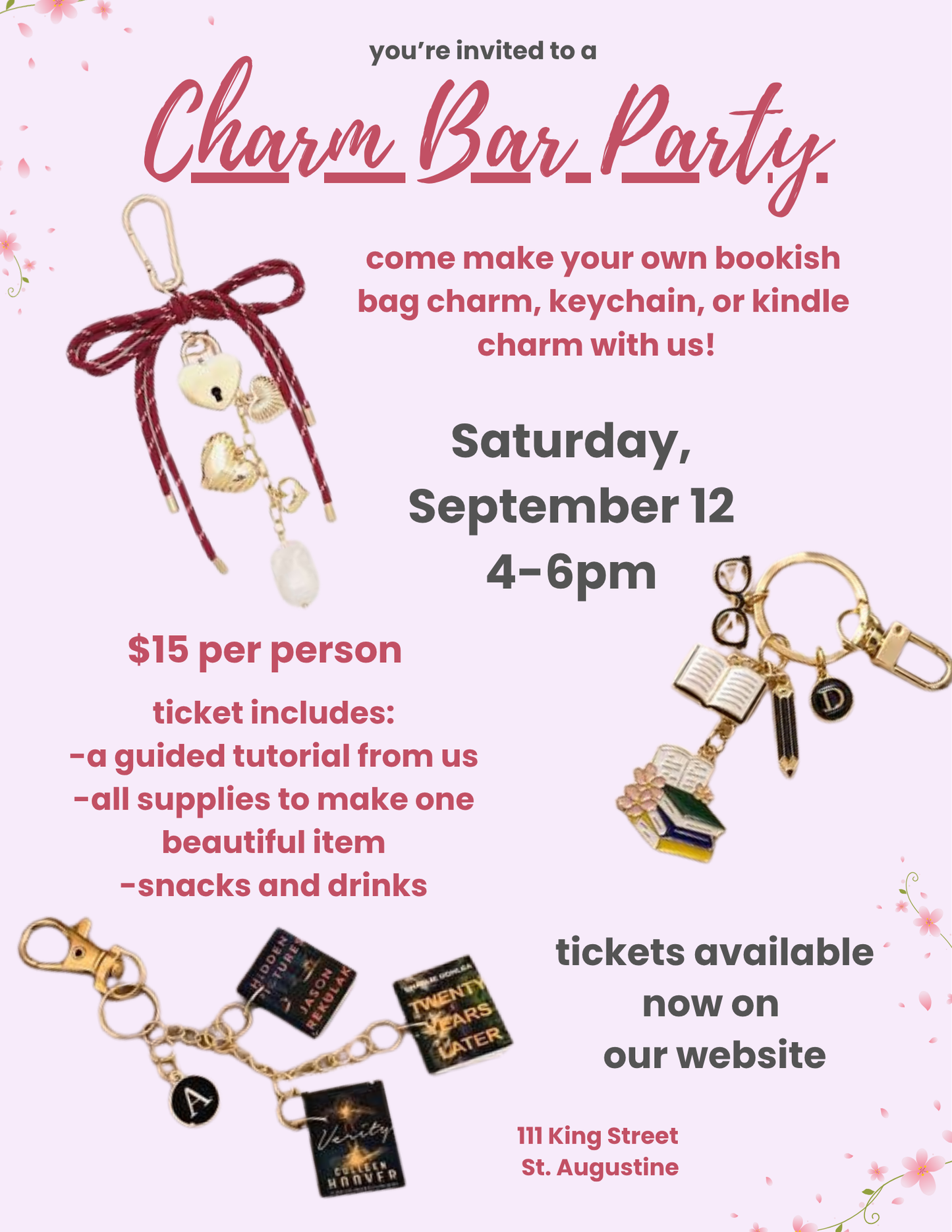 Charm Bar Party Ticket
