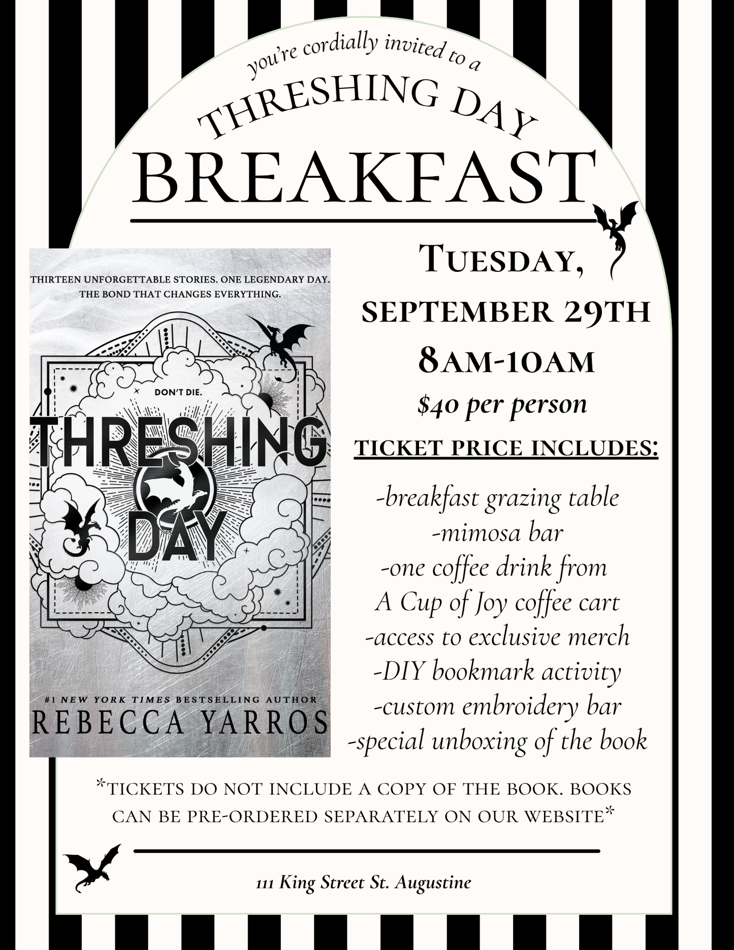 THRESHING DAY BREAKFAST EVENT TICKET